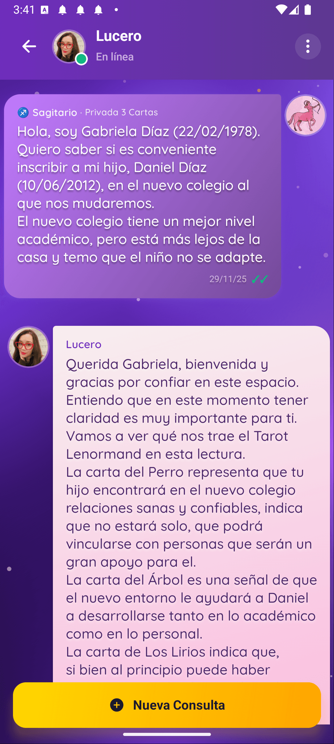Oraclia Chat Privado